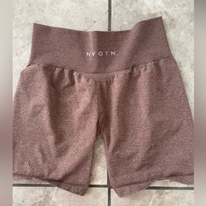 NVGTN speckled workout shorts